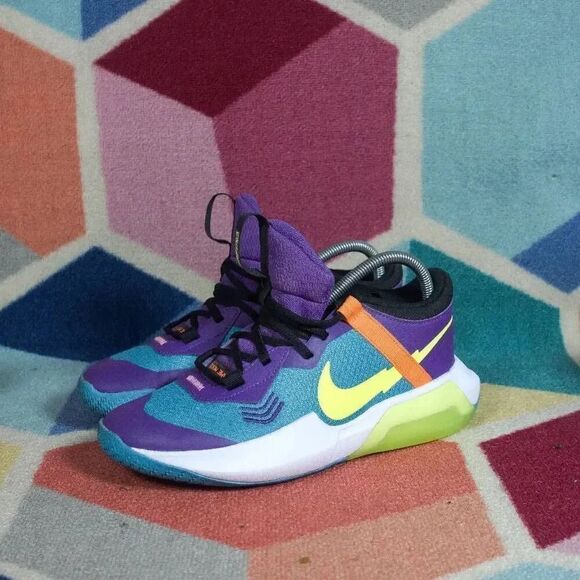 Nike Other - Air Zoom Crossover GS 'Teal Nebula Purple Cosmos Size 7Y